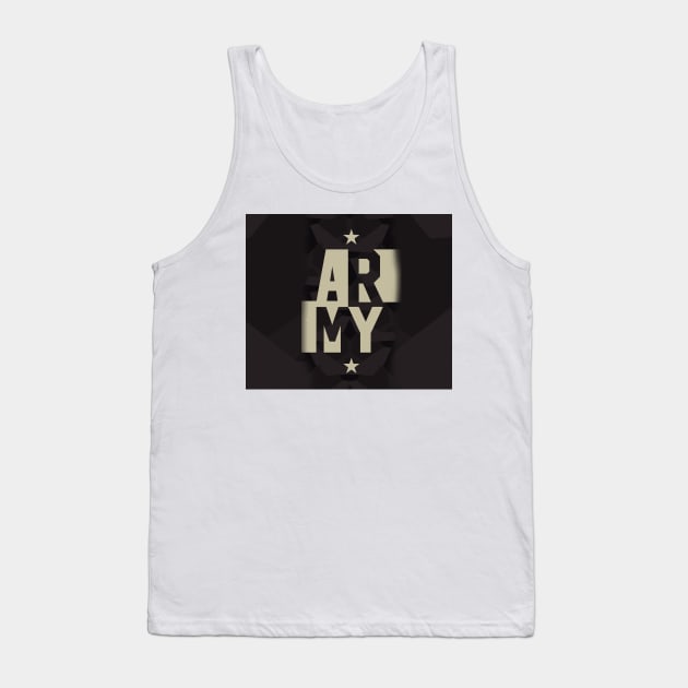 ARMY Tank Top by daghlashassan